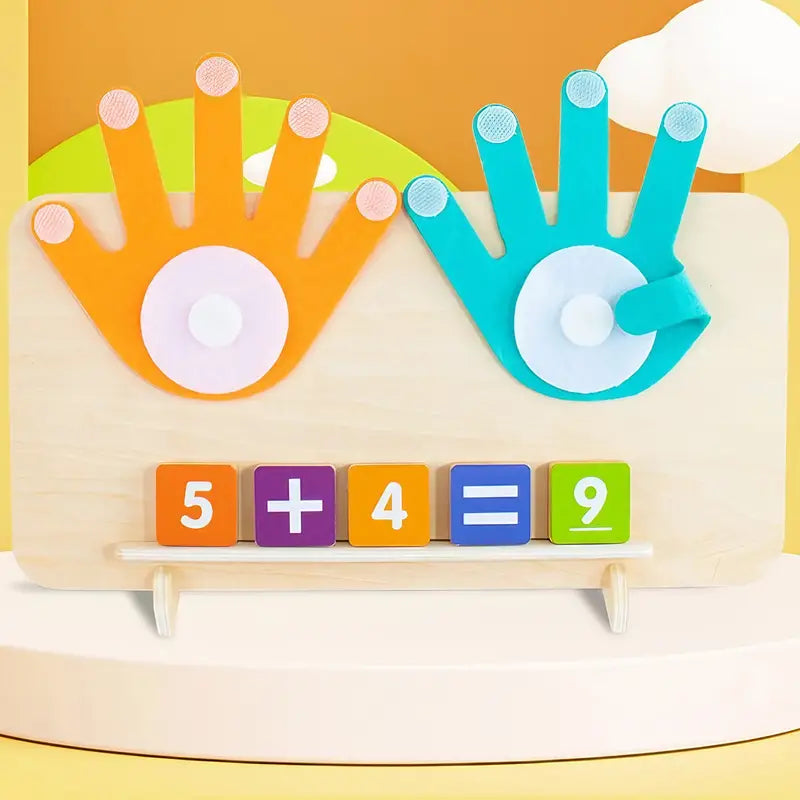 Wooden Finger Arithmetic Montessori Teaching Aids, Enlightenment Educational Toy