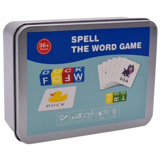 Wooden Blocks Spell The Word Game