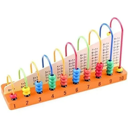 Wooden Double-Sided Abacus 1+1 Calculation Shelf