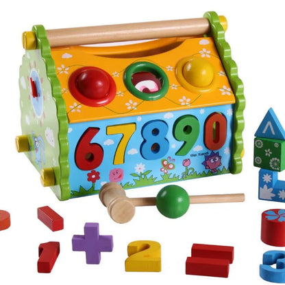 Wooden Educational Toy Wisdom House Learning