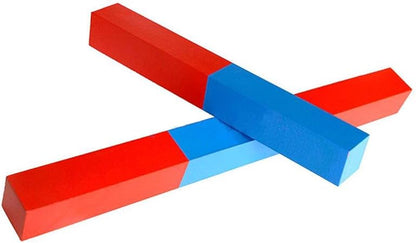 Wooden Montessori Blue and Red Number Rods