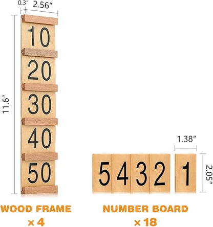 Wooden Montessori Math Materials Teens & Tens Boards