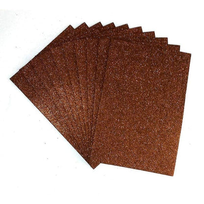 Foaming Glitter Sheets A4 Size Pack of 10