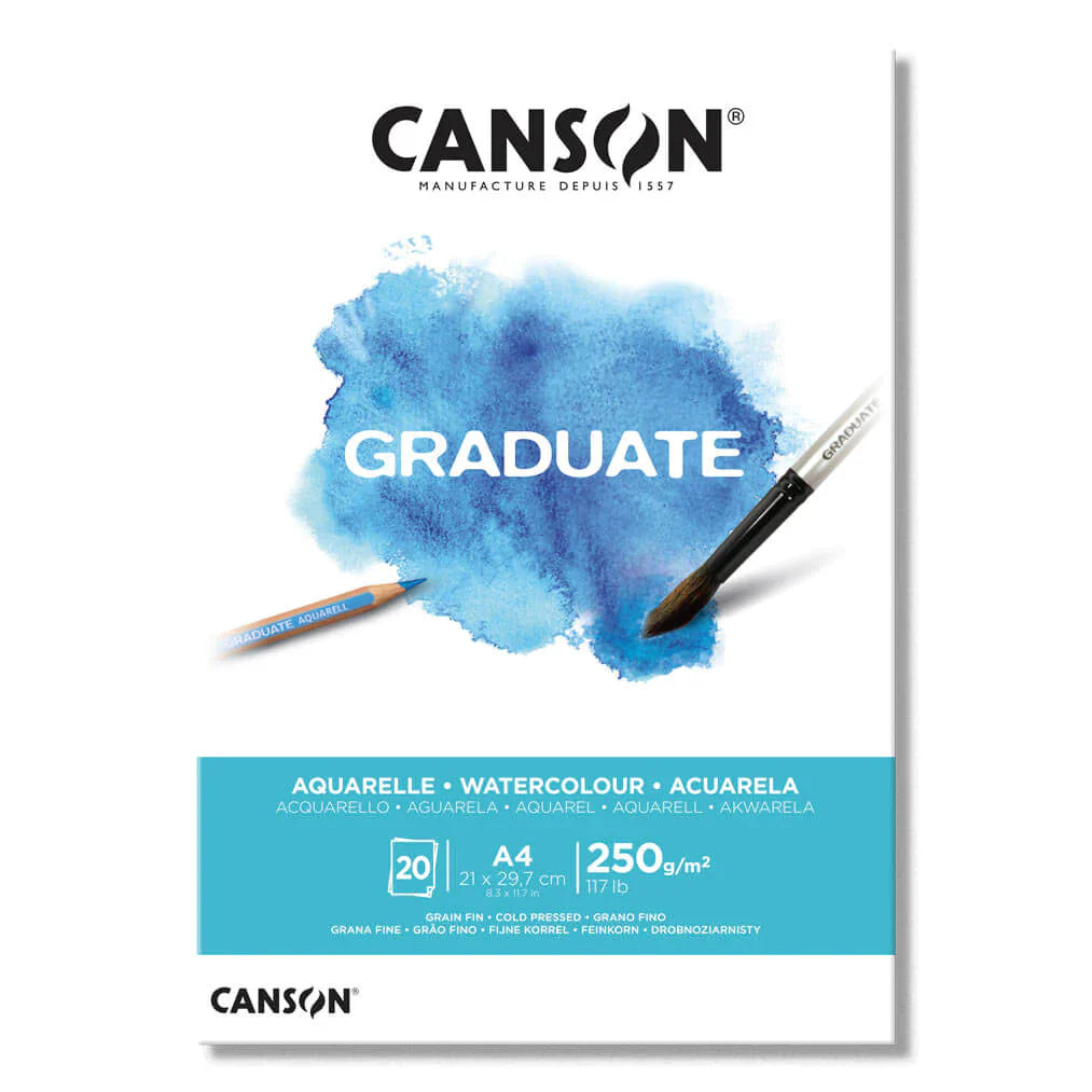 Canson Graduate Watercolor Pad 250 gsm