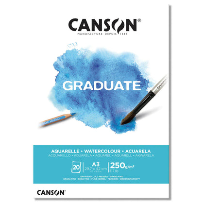 Canson Graduate Watercolor Pad 250 gsm