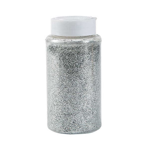 Glitter Bottle Silver Single Piece