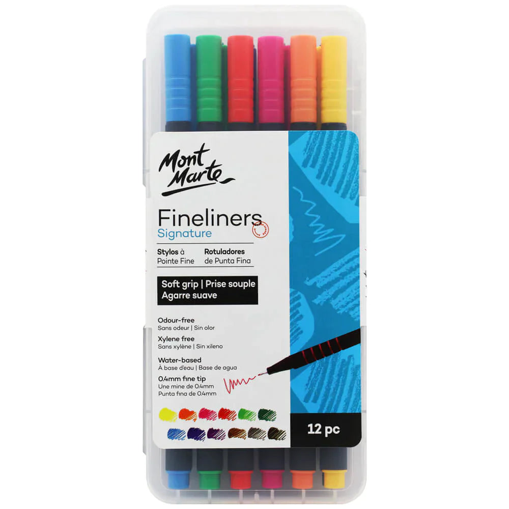 Mont Marte Fineliner Pack of 12