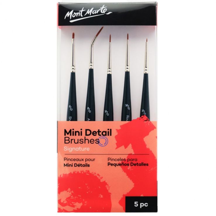 Mont Marte Mini Detail Brush Set of 5