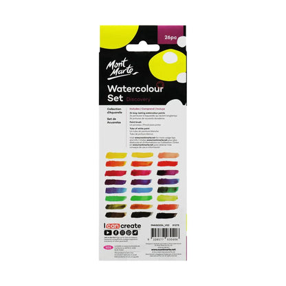 Mont Marte Discovery Watercolour Painting Set Of 26 Pcs