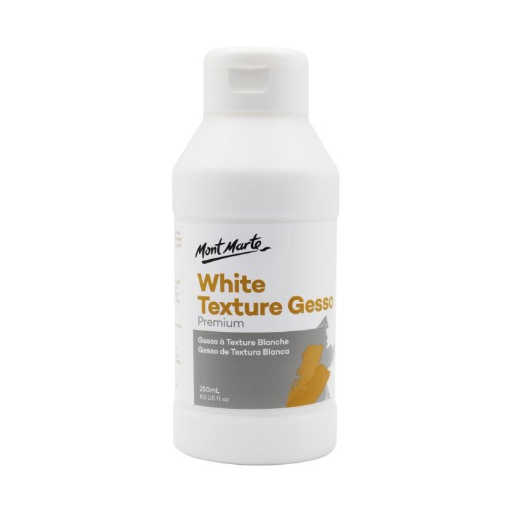 Mont Marte White Texture Gesso Premium 250ml