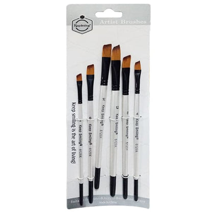 Paint Brush chisel cut 6129X (6Pcs) Keep Smiling