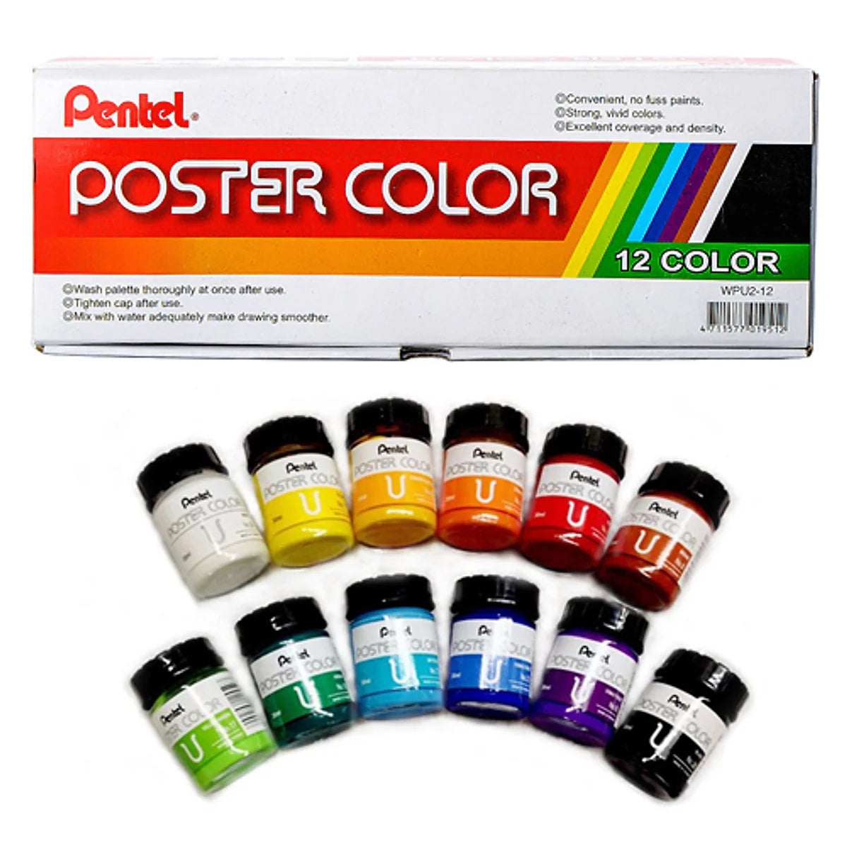 Pentel Poster Color 30ml Set of 12